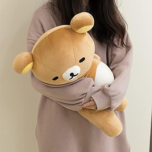 现货日本代购轻松熊松弛熊RILAKKUMA肥宅胖乎乎L号软绵绵抱枕玩偶