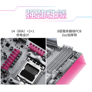 MSI/微星B850M EDGE TI MAX WIFI刀锋钛台式电竞主板支持9850X3D