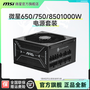 MSI微星650W750W850W1000W1250W台式 组合 机电脑计算器电源套装