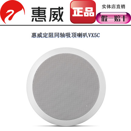 HiVi惠威定阻天花吊顶会议音响VX5C嵌入广播音箱吸顶喇叭背景音乐