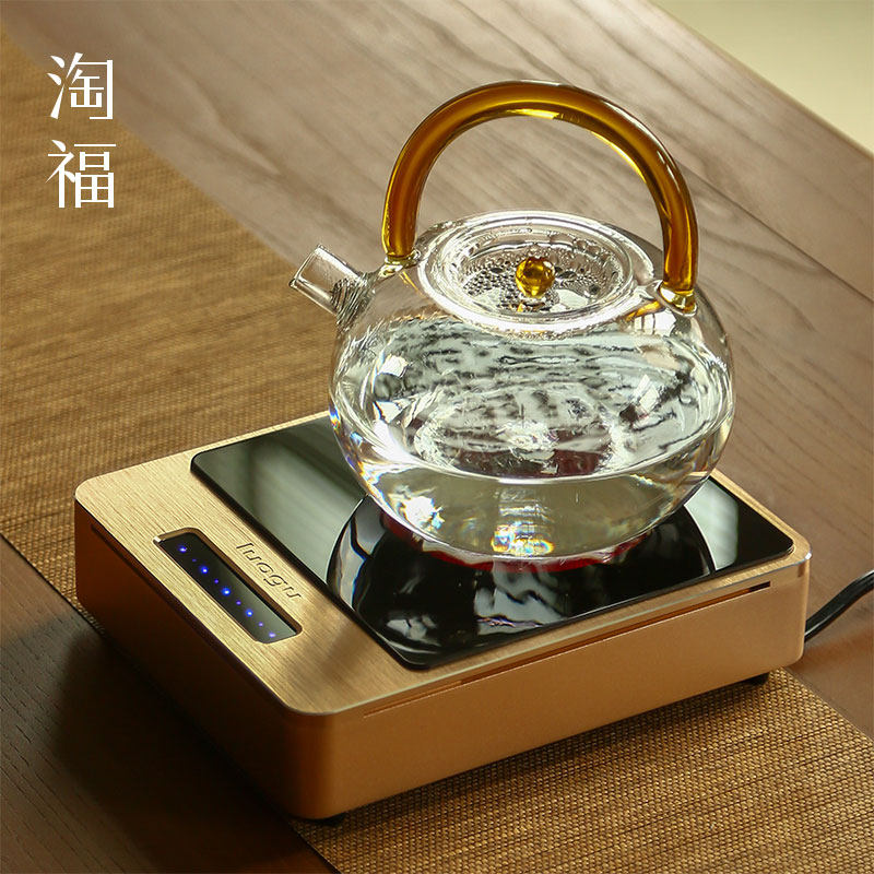 电陶炉煮茶器全自动煮茶炉家用套装耐高温玻璃壶煮茶壶烧水壶茶具