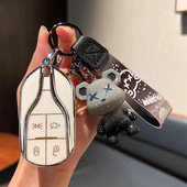 专用MSLD车钥匙套女 莱万特高档吉博力levante总裁汽车壳扣包