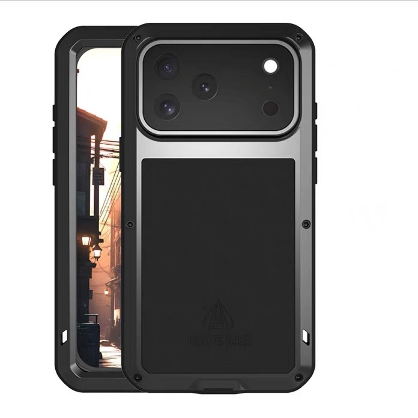 磨砂感护甲适用iPhone18pro手机壳耐摔壳防进水防尘防水防护三防摔壳Iphone18promax情侣高档越野款欧美外壳