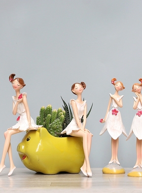 欧式风天使生日礼物树脂工艺品