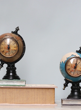 欧式风地球仪样板房树脂工艺品