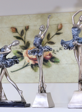 欧式风跳舞蹈美女人物树脂工艺品