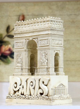 法国雄狮凯旋门摆件建筑模型树脂