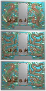 石材雕刻图石雕墓碑帽头双龙凤精雕图图龙凤碑头翘角浮雕图雕刻图