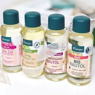 跨境德国Kneipp克奈圃精油有机再生杏仁花修复玫瑰精油身体100ml