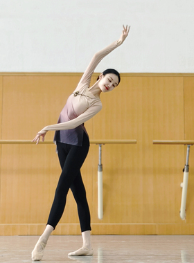 芭蕾莫代尔舞蹈裤古典舞打底裤黑色九分练功裤女紧身现代舞萝卜裤