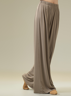 舞蹈练功服秋冬现代舞宽松飘逸阔腿裤中国古典舞形体服瑜伽裤