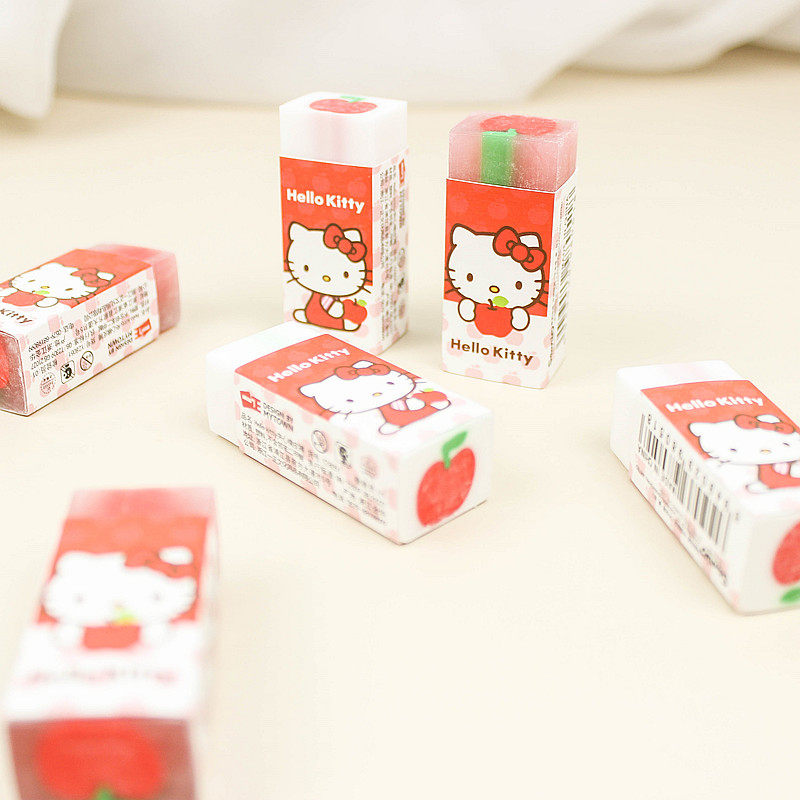 吃心小店 hello Kitty夹心橡皮擦 正版IP授权可爱卡通方形橡皮Z|ruв категории электронный словарь/электрический бумажных книг/канцелярские принадлежности, повседневной школьных принадлежностей, ластик - от Buy2taobao.com для оказания профессиональной услуги покупки агента Taobao