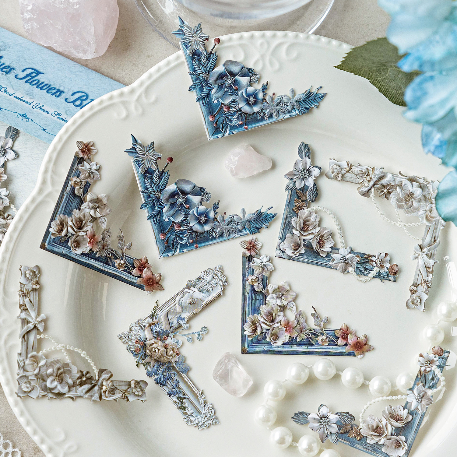 【全套6包】木色岁月镂空贴纸包