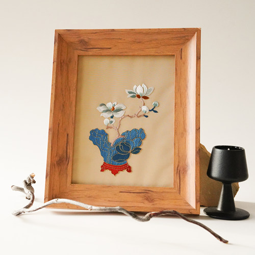 白兰淡雅高级感摆件中式非遗送礼