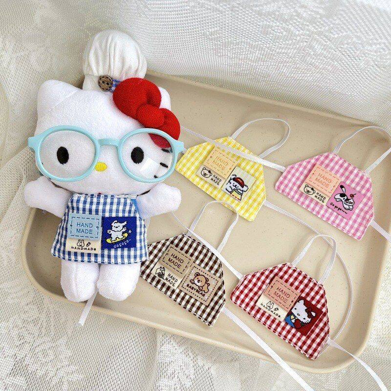 【仅围裙】格子带标KT猫自嘲熊