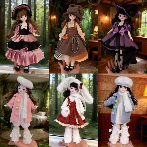 森系新款分30厘米洋娃娃BJD多小