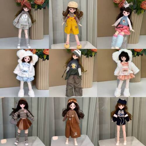新款BJD洋娃娃分娃衣30厘米换装