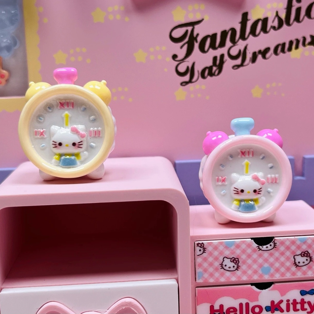 仿真微缩定制食玩KT闹钟diy树脂配件娃娃屋过家家场景摆件