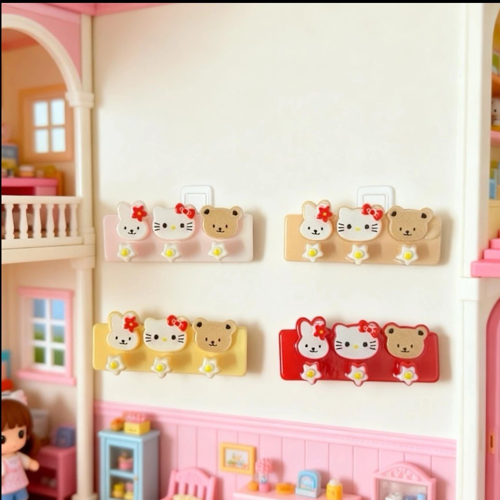 微缩定制迷你KT挂钩DIY树脂配件过家家娃娃屋装饰摆件场景