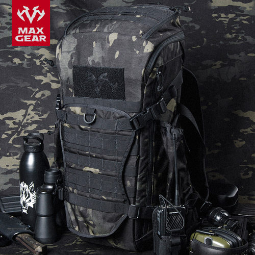 MAXGEAR猞猁战术攻击背包男 户外多功能军迷特种旅行登山双肩包 - 封面