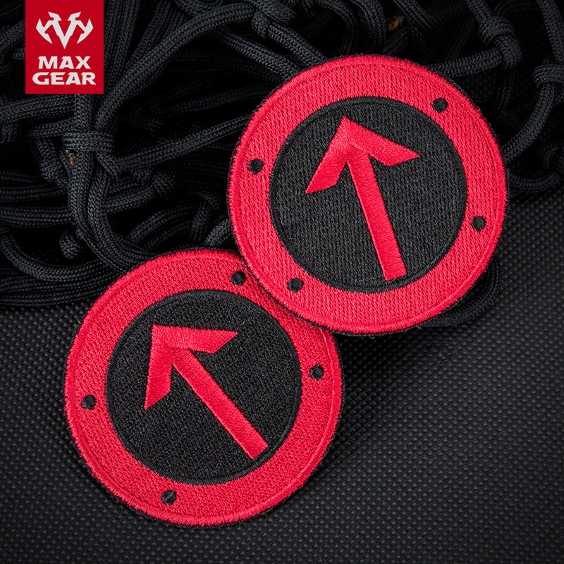 maxgear方向贴章 背包帖章臂章肩章户外运动旅行个性识别魔术贴章