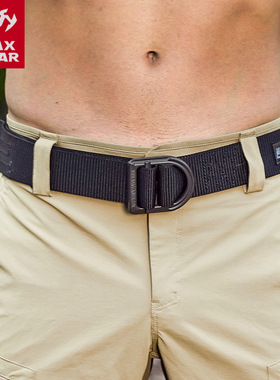 MAXGEAR响尾蛇K3战术内腰带男 户外军迷休闲黑鹰尼龙腰带