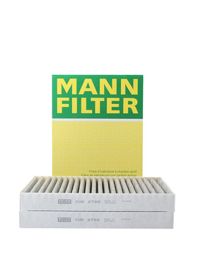 曼牌CUK2722-2适配奔驰05-12款S级S300 S350L S400 S500L空调滤芯