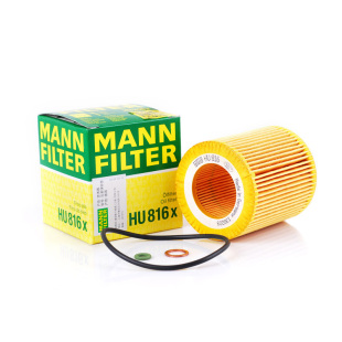 曼牌HU816X机油滤清器配宝马N52 Z4机油滤 55引擎X3