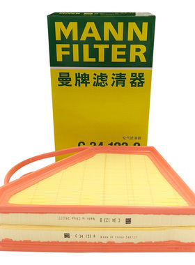 曼牌空气滤清器适配于C34123-2宾利欧陆,飞驰6.0T