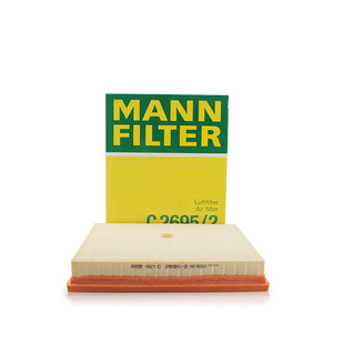 曼牌C2695 M137发动机保养专用空滤空气滤芯滤清器 2适配奔驰S600