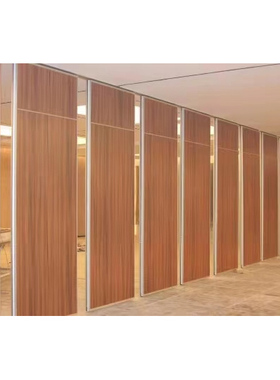 2026款移动隔断门木质活动折叠门隔断门办公室会议室屏风门