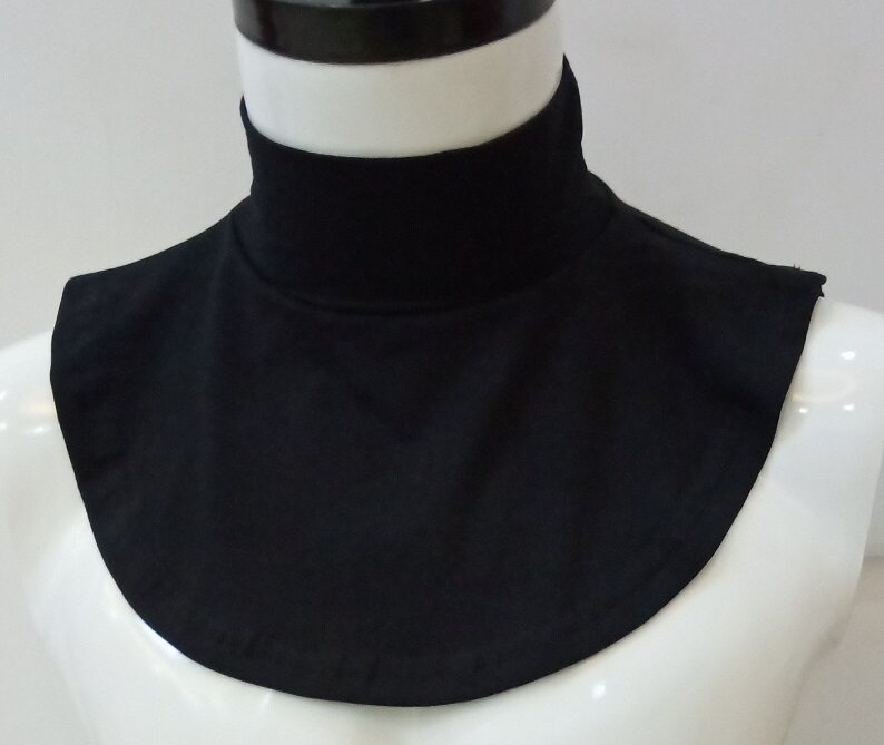 包邮秋冬季纯棉韩版新款半高领假领子女打底假领围脖套头假衣领