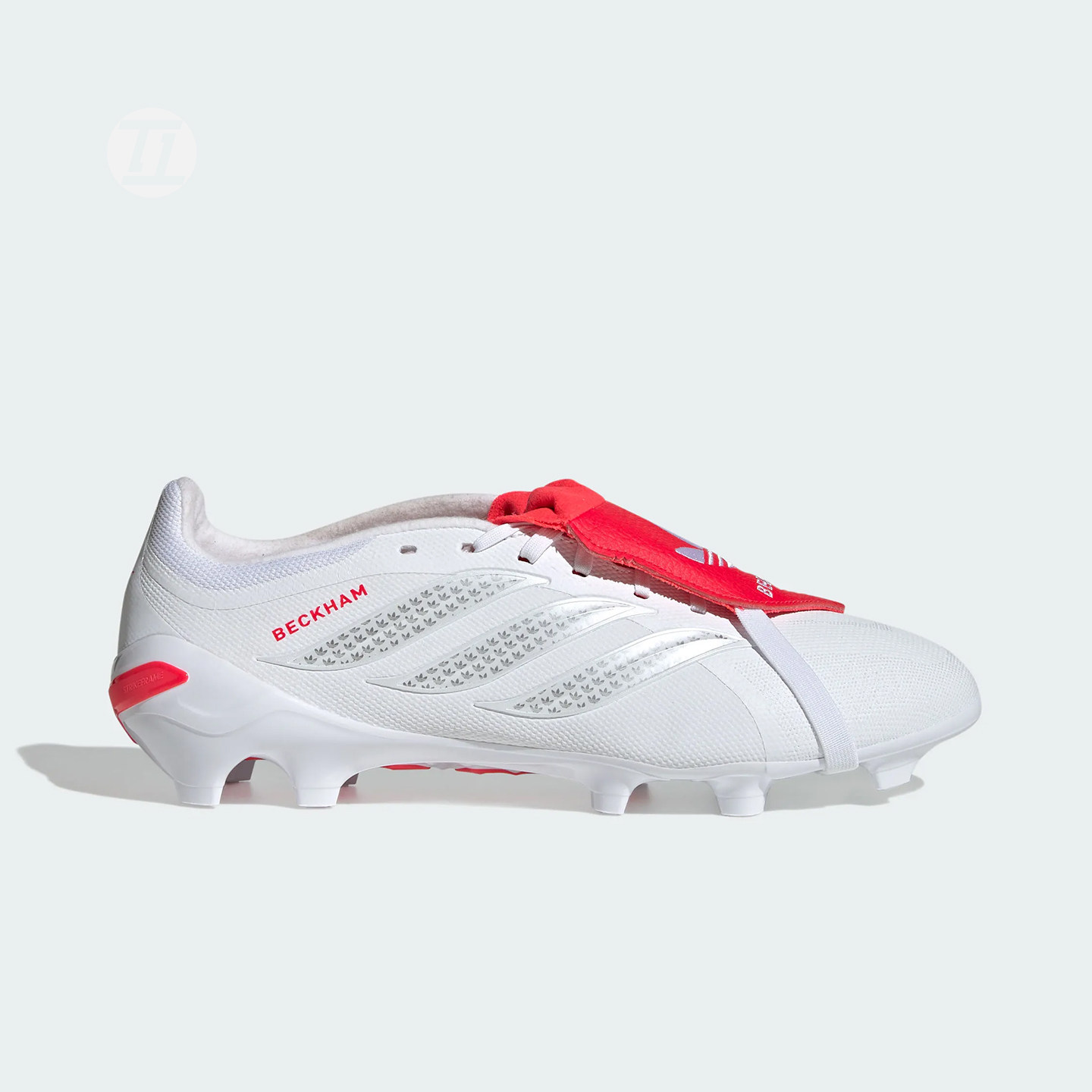 三叶草ADIDAS PREDATOR贝克汉姆 男FG长钉天然硬草地足球鞋KJ4201