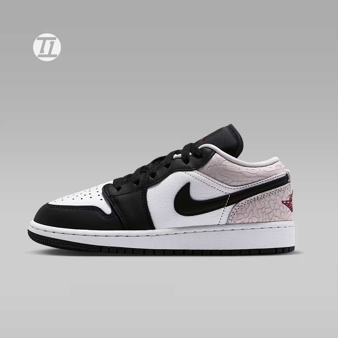 AJ1低帮大童黑白棕运动鞋