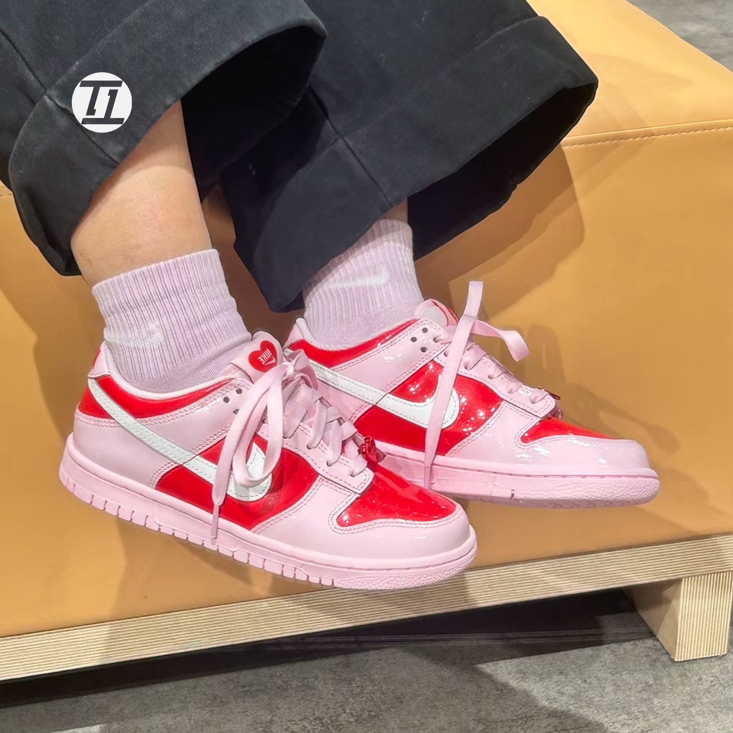 /NIKEDUNKLOW情人节粉色板鞋