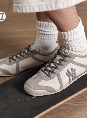 MLB新款薄底一脚蹬男女款低帮运动防滑日常休闲鞋3ASXEE16N-50WHS