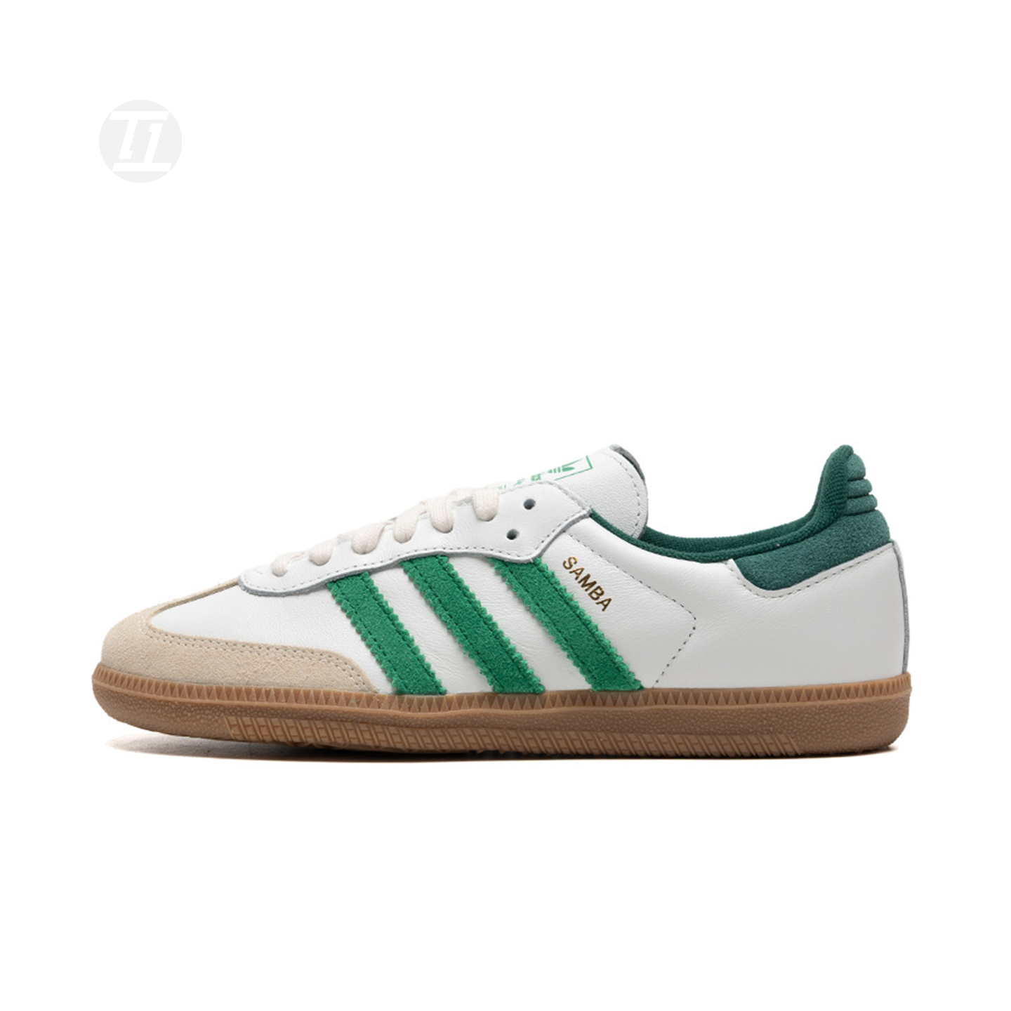 阿迪达斯/Adidas SAMBA OG白绿撞色小白鞋德训鞋男女鞋 JI3202