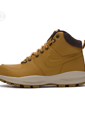 耐克/NIKE MANOA LEATHER 防滑高帮户外耐磨保暖靴子HF7095-001
