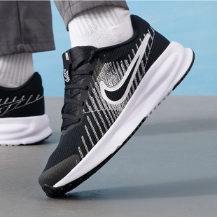 DEFY RUN Nike 004 跑鞋 HM9594 黑色低幫減震系帶平底運動鞋 耐克