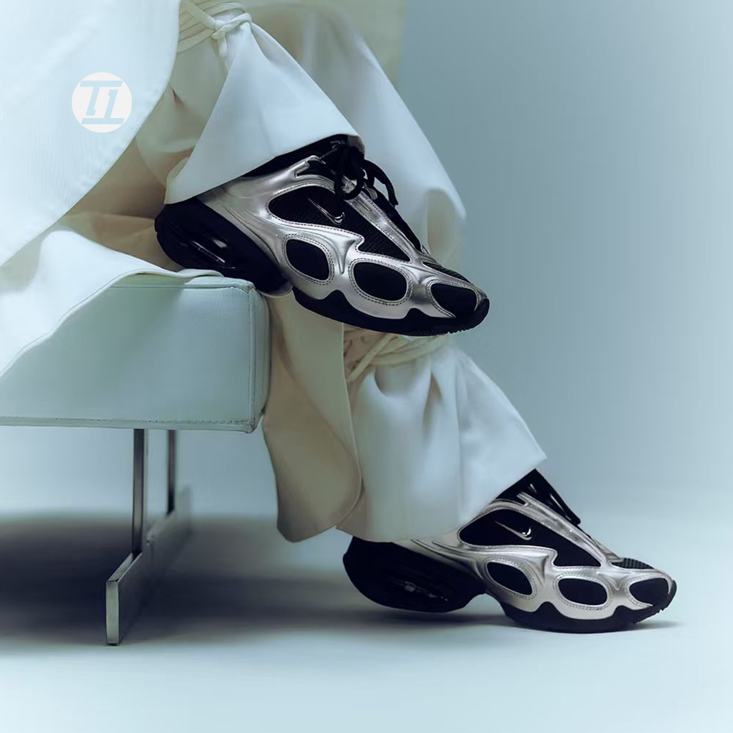 NikeAirMaxMuse黑银运动鞋