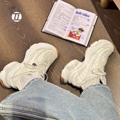 阿迪达斯三叶草厚底增高休闲鞋