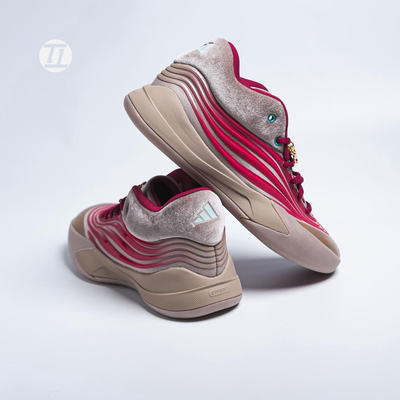 阿迪达斯ADIDAS DAME X 新年款红色利拉德10代专业篮球鞋 KI7570