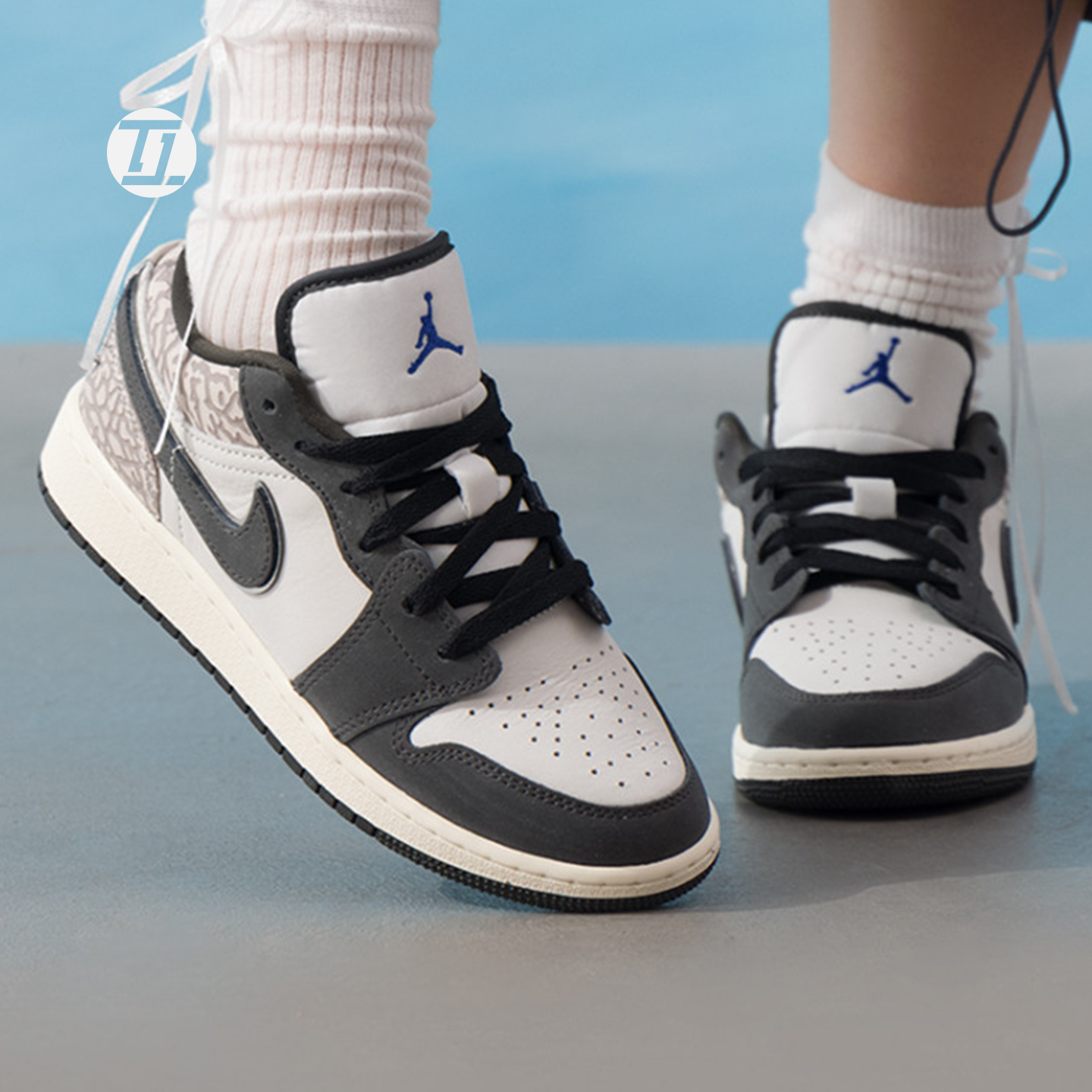 AIR JORDAN 1 AJ1  LOW 低帮皇家蓝防滑耐磨男女篮球鞋IU2269-100