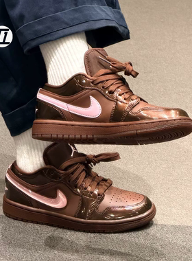 AJ1低帮漆皮情人节女子篮球鞋