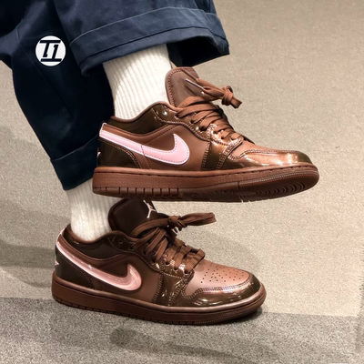 AJ1低帮漆皮情人节女子篮球鞋