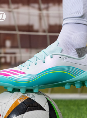 阿迪达斯ADIDAS F50 MESSI LEAGUE 2G/3G AG白蓝粉足球鞋 JQ0940