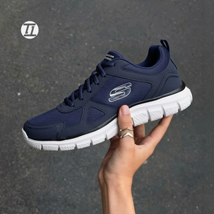 斯凯奇SKECHER男鞋新款网面透气鞋软底缓震跑步鞋轻便运动鞋52631