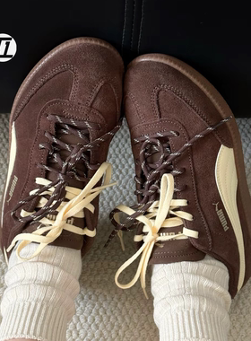 Puma彪马 9-T 防滑耐磨减震透气舒适复古百搭德训鞋板鞋406756-01