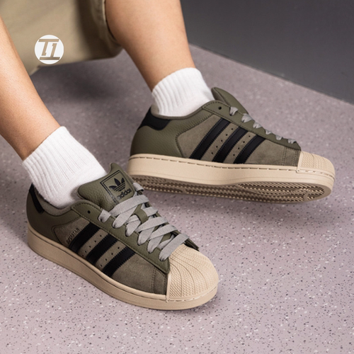 三叶草ADIDAS SUPERSTAR II 新款男女鞋经典贝壳头做旧板鞋KJ9949