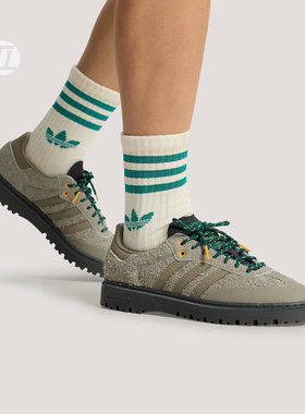 阿迪达斯ADIDAS SAMBA LX FREIZEIT翻毛皮复古板鞋休闲鞋HP7101